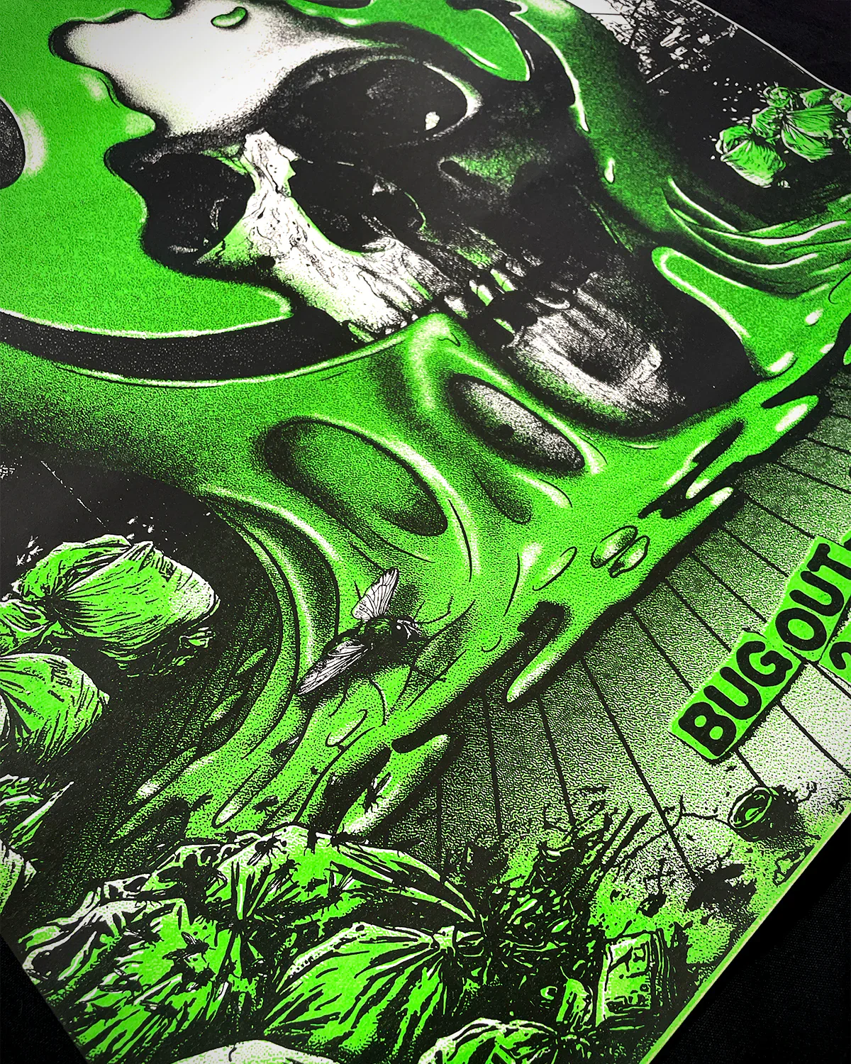 Frankie And The Witch Fingers - 2025 Bug Out Tour Poster (Brookesia) - Image 3