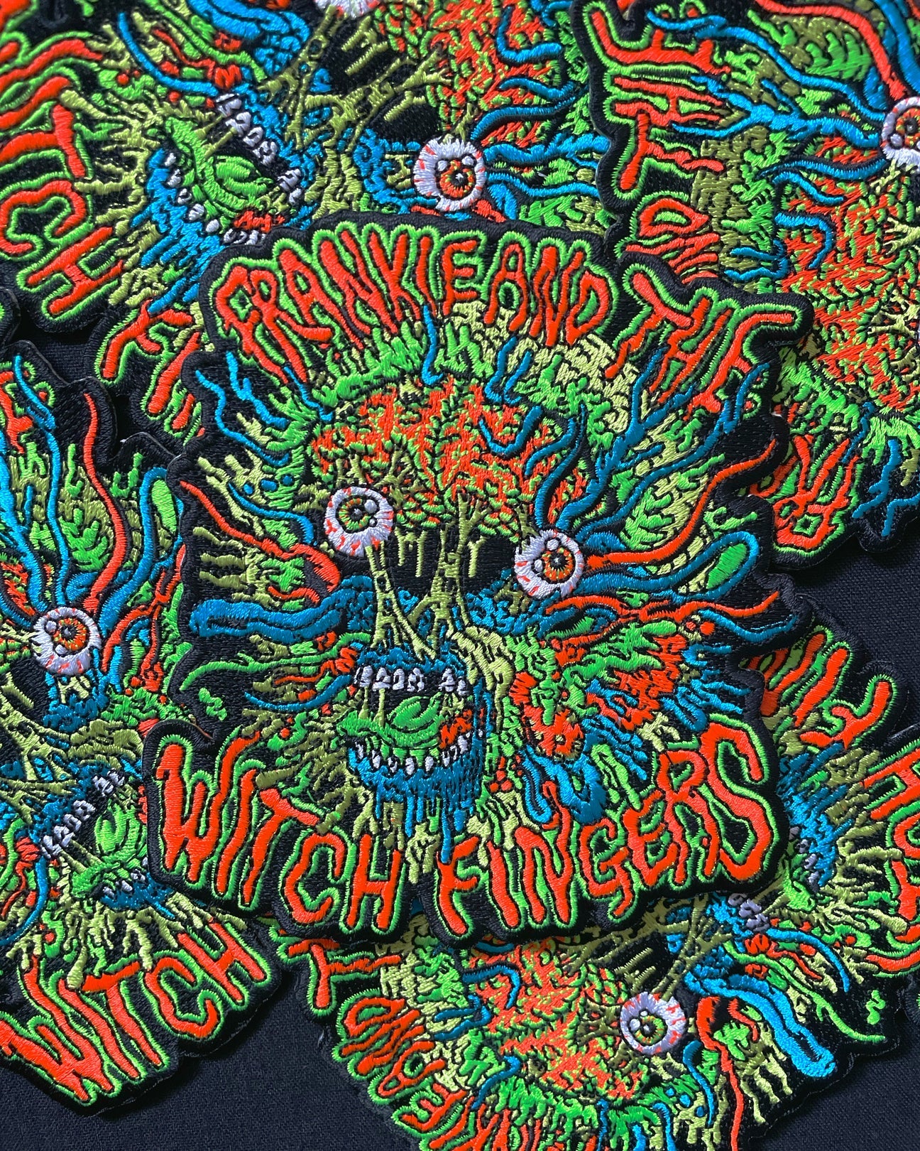 Frankie And The Witch Fingers - Head Splatter Patch (Pat Roison) - Image 3